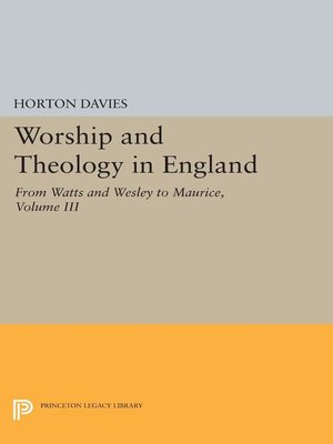cover image of Worship and Theology in England, Volume 3